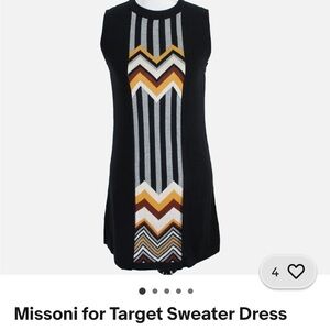 Missoni for Target Black Dress with Zigzag Pattern
